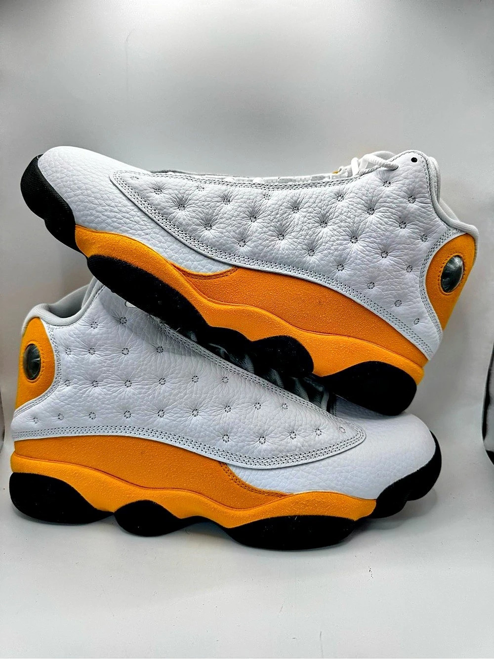 Jordan Air Jordan 13 Retro "Del Sol" Sneakers White & Orange US 9.5